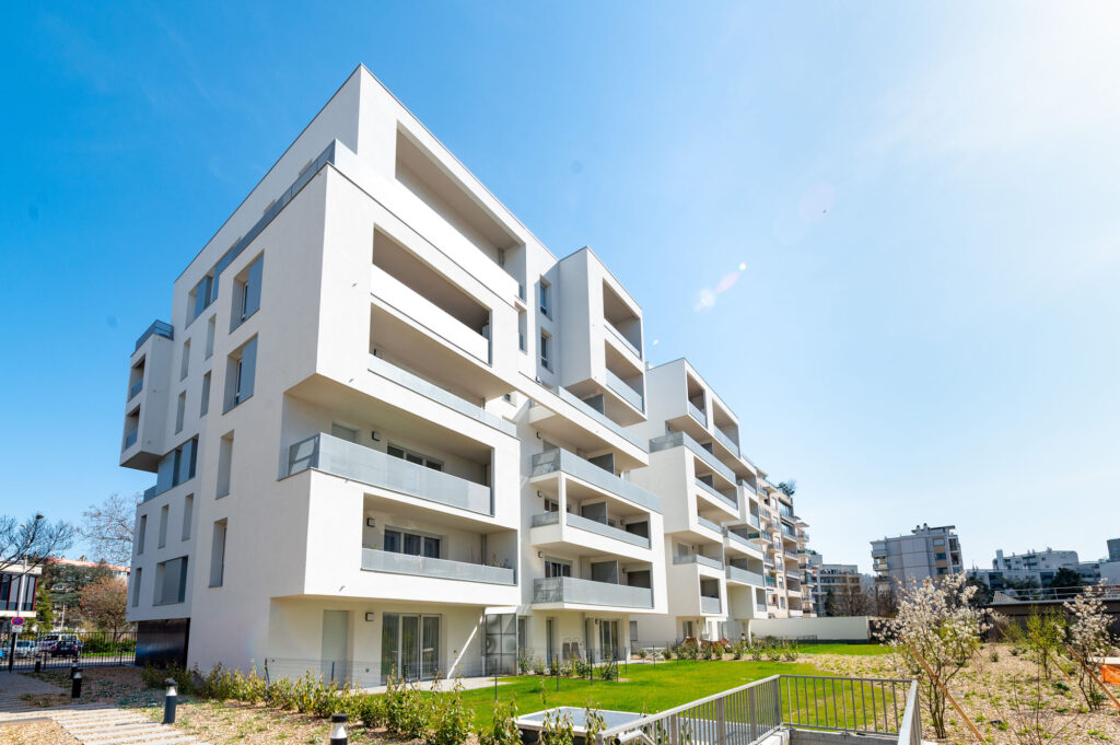 résidence de logements sociaux par le bailleur Lyon Métropole Habitat