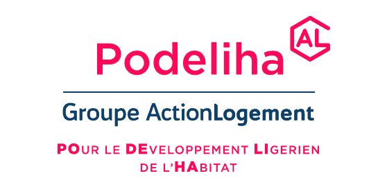 logo du bailleur social Podeliha, filiale du groupe Action Logement