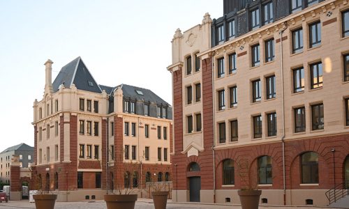 façades de la résidence le Blason, au Havre