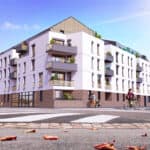 nouvelle résidence Cours Lamartine, avec 26 nouveaux logements sociaux par Nantes Métropole Habitat