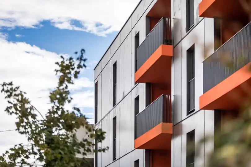 façade d'un logement social, par le bailleur social ACM Habitat