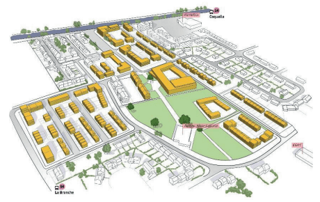 Plan-guide pour le renouvellement urbain du quartier Degroote, à Téteghem-Coudekerque-Village (59)