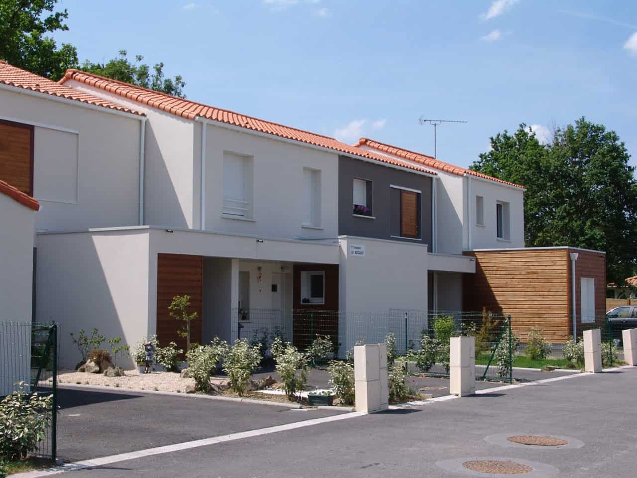 vue extérieure de la résidence Le Bosquet, par le bailleur social Vendée Habitat