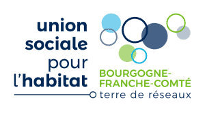 logo de l'Union Sociale pour l’Habitat de Bourgogne-Franche-Comté, groupement de bailleurs sociaux engagés