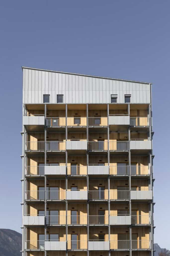 bâtiment passif « Le Haut-Bois » par le bailleur social Actis, lauréat du Prix national de la Construction bois 2022