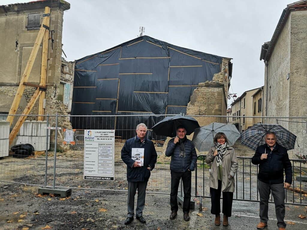 Réhabilitation d'un ancien hôtel particulier à Villepinte (11), par le bailleur Habitat Audois