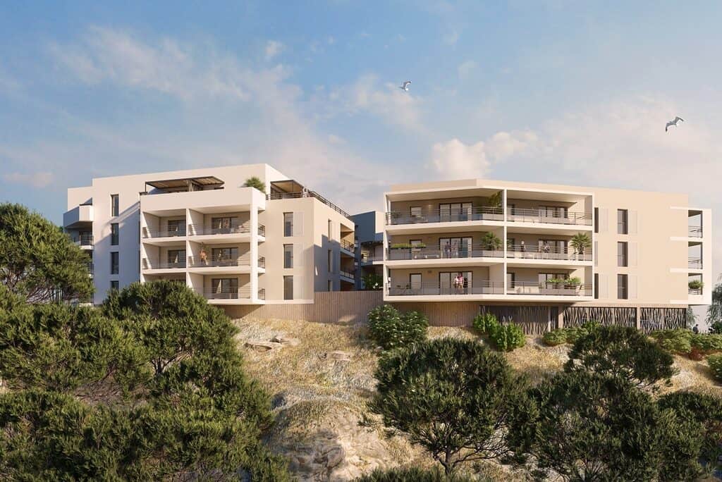 27 logements en BRS dans le projet « Lilö Bleu » à Sausset-les-Pins (13), par Nexity