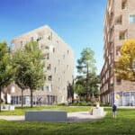 jardin du programme N.O.U (Nouvel Opus Urbain), à Villeurbanne (69)