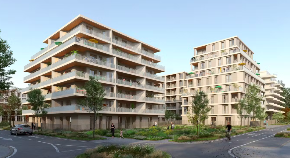 vue sur la Résidence « rue Madeleine Salzgeber », à Rueil-Malmaison (92)