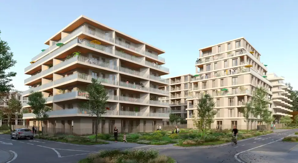 vue sur la Résidence « rue Madeleine Salzgeber », à Rueil-Malmaison (92)